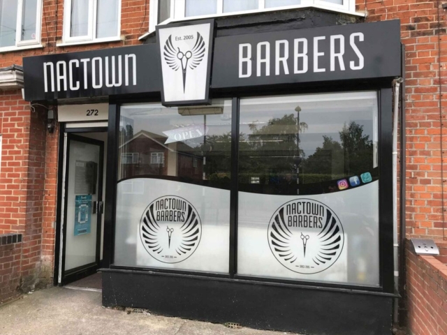 Shop Signs for Nactown Barbers in Ipswich by All UK Signs