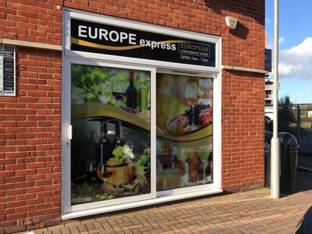 Shop Signs for Europe Express in Ipswich by All UK Signs