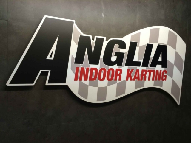 Fascia Sign for Anglia Indoor Karting in Ipswich by All UK Signs