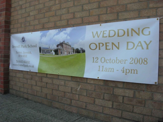Banner for Orwell Park School in Ipswich by All UK Signs