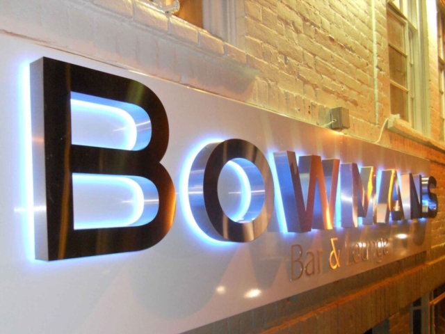 Illuminated 3D Letters for Bowmans in Ipswich by All UK Signs