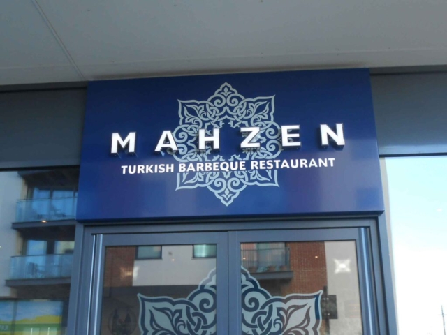 Illuminated Signs for Mahzen in Ipswich by All UK Signs