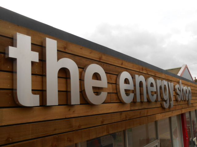Illuminated 3D Letter for the Energy Shop in Ipswich by All UK Signs
