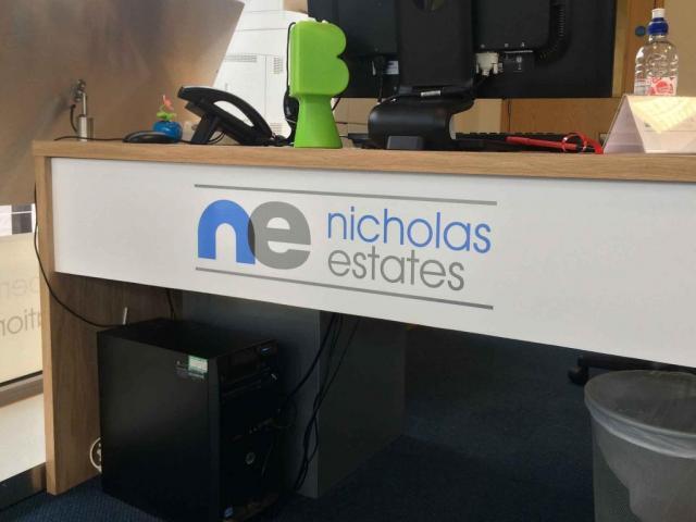 Cut-out Vinyl for Nicholas Estates in Ipswich by All UK Signs