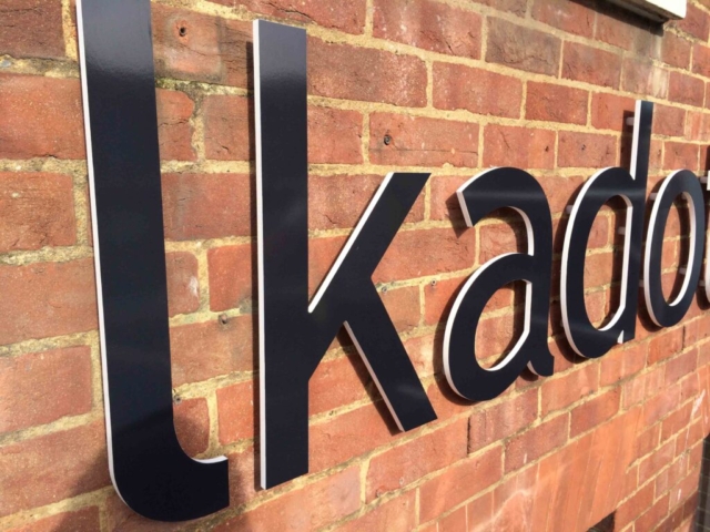 Acrylic Letters for Polkadotfrog in Ipswich by All UK Signs