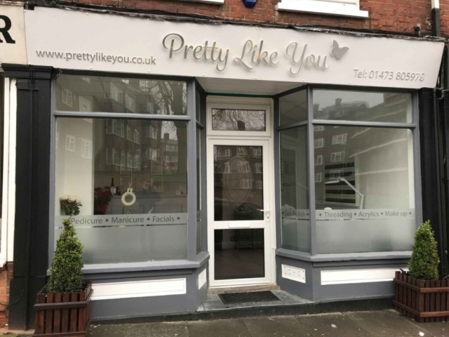 Acrylic Letters for Pretty Like You in Ipswich by All UK Signs