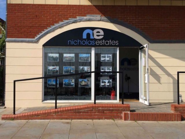Shop Signs for Nicholas Estates in Ipswich by All UK Signs
