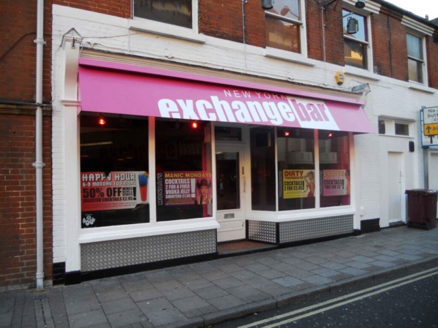 Shop Signs for New York Exchange Bar in Ipswich by All UK Signs