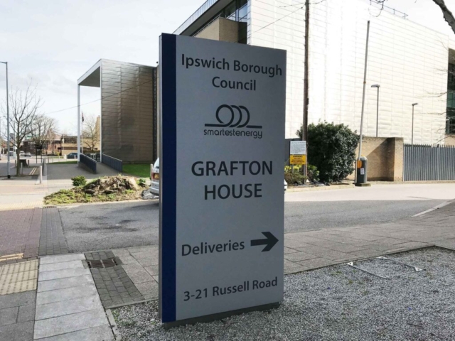 Totem Sign for Ipswich Borough Council in Ipswich by All UK Signs