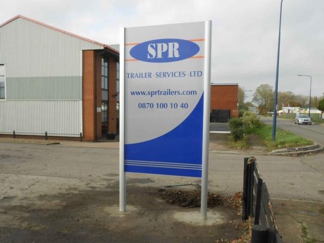 Totem Sign for SPR in Felixstowe by All UK Signs