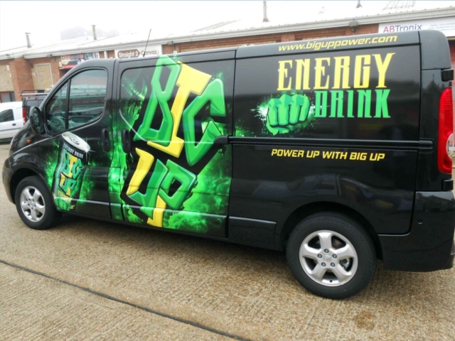 Vehicle Graphics for Energy Drink by All UK Signs