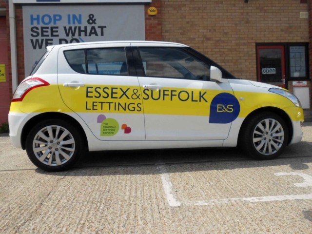 Vehicle Graphics for Essex & Suffolk Lettings by All UK Signs