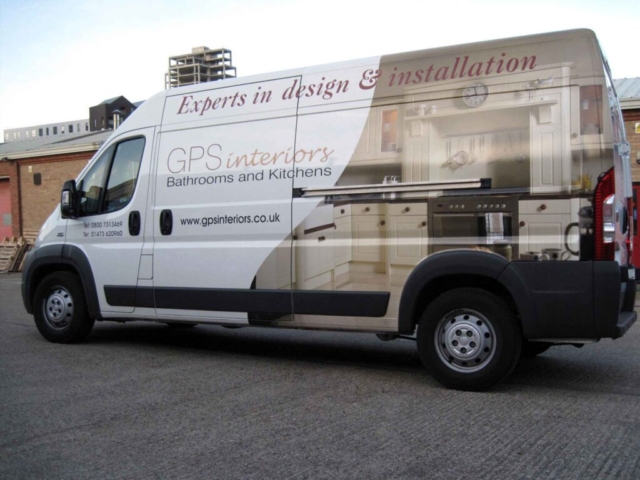 Vehicle Graphics for GPS Interiors by All UK Signs