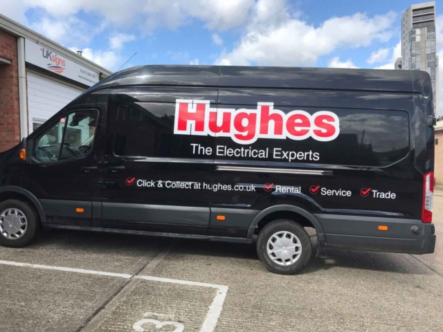 Vehicle Graphics for Hughes by All UK Signs