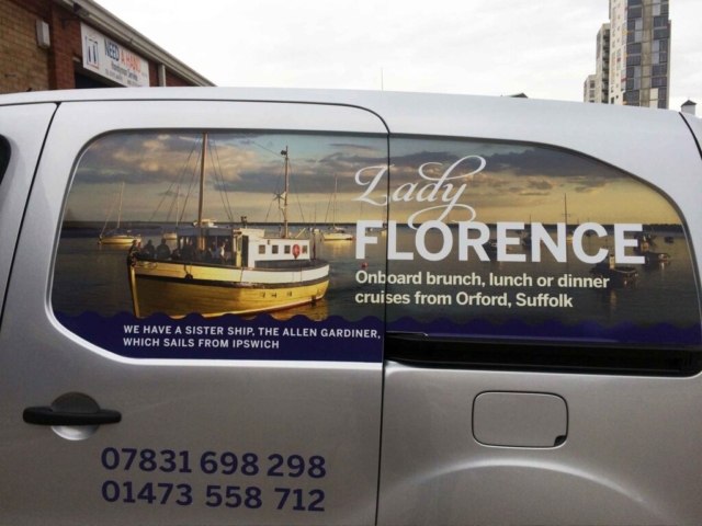 Vehicle Graphics for Lady Florence by All UK Signs