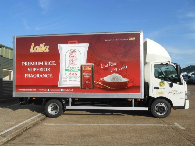 Vehicle Graphics for Laila by All UK Signs
