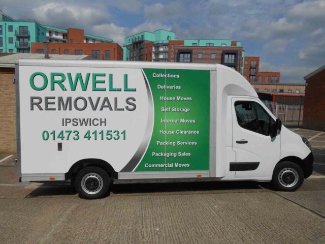 Vehicle Graphics for Orwell Removal by All UK Signs