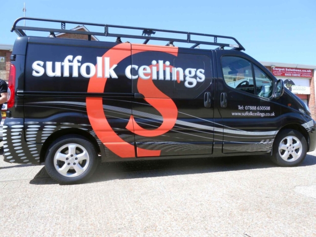 Vehicle Graphics for Suffolk Cellings by All UK Signs